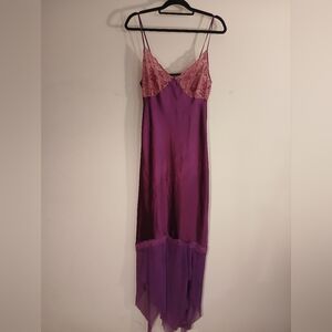 Ashro Purple and Pink Night Gown
